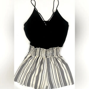 Small shorts romper fancy sage brand